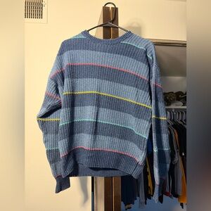 Striped Blue Sweater for Men